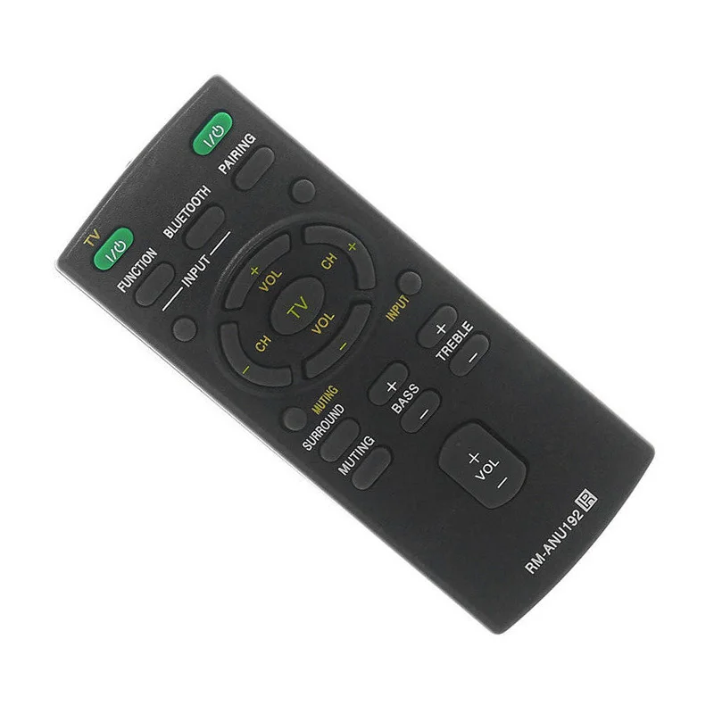 

1*Bluetooth butto Remote Control Black Replace With Bluetooth Button For RM-ANU191 Sony Soundbar Replace Remote Control soundbar