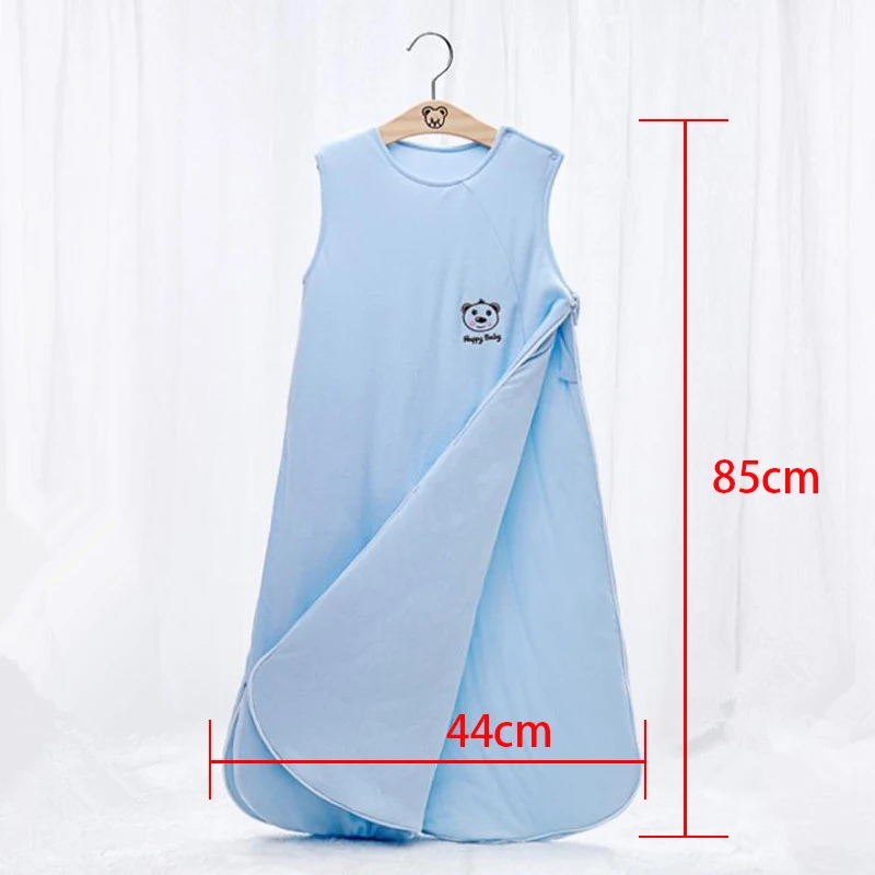 Детский спальный мешок без рукавов хлопковый плотный и теплый зимний для