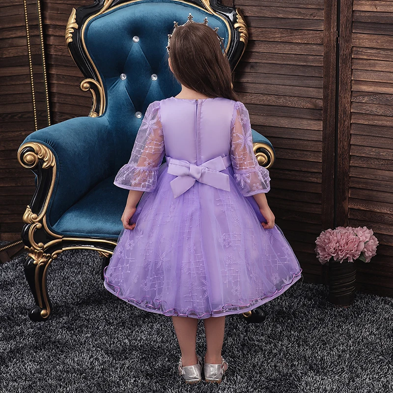 Princess Kids Dresses Girls Causal Wear Dress 3 8 Years Vestido Robe Fille Summer Lace Children Clothing New 2020 | Детская одежда и
