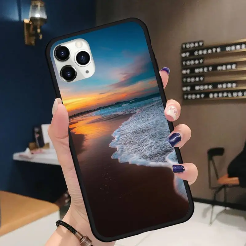 

Sunset view of Bali Phone Case for iPhone 11 12 pro XS MAX 8 7 6 6S Plus X 5S SE 2020 XR Soft silicone