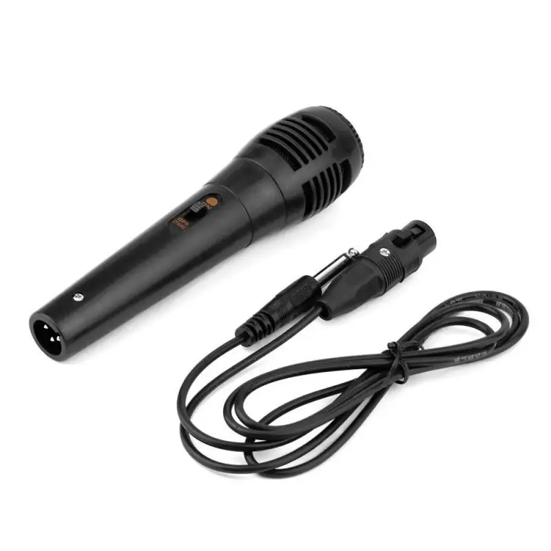 

Uni-directional Microphone Universal Wired Microphone Handheld Dynamic With On / Off Switch Voice Record Noise Isolation Mic