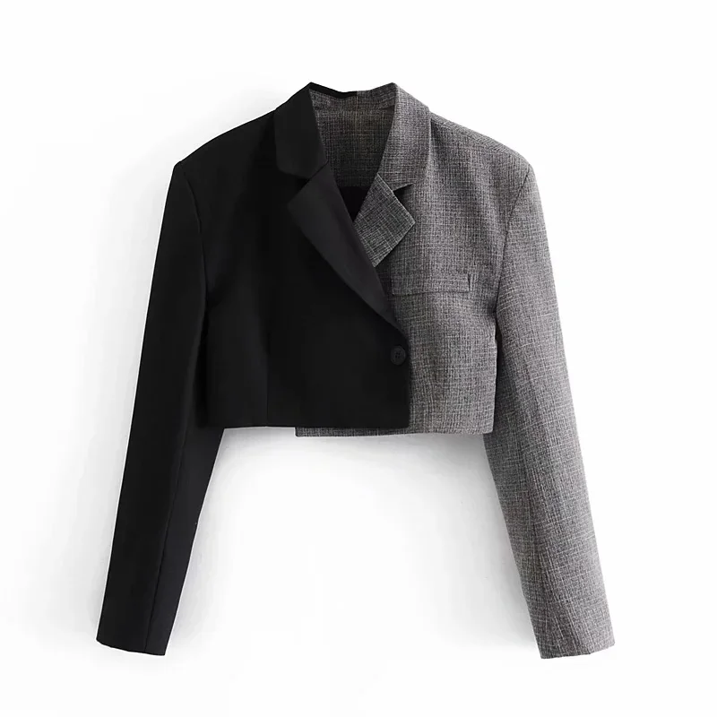 Женские костюмы блейзеры куртки комплекты пальто укороченные топы в стиле