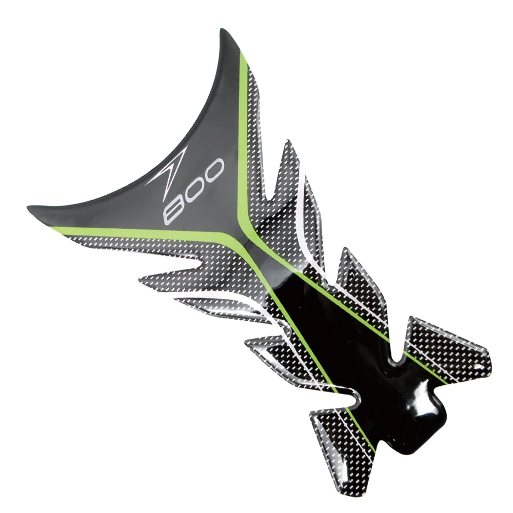 Новинка углеродное волокно 3D для Kawasaki Z800 мотоциклетная крышка топливного бака
