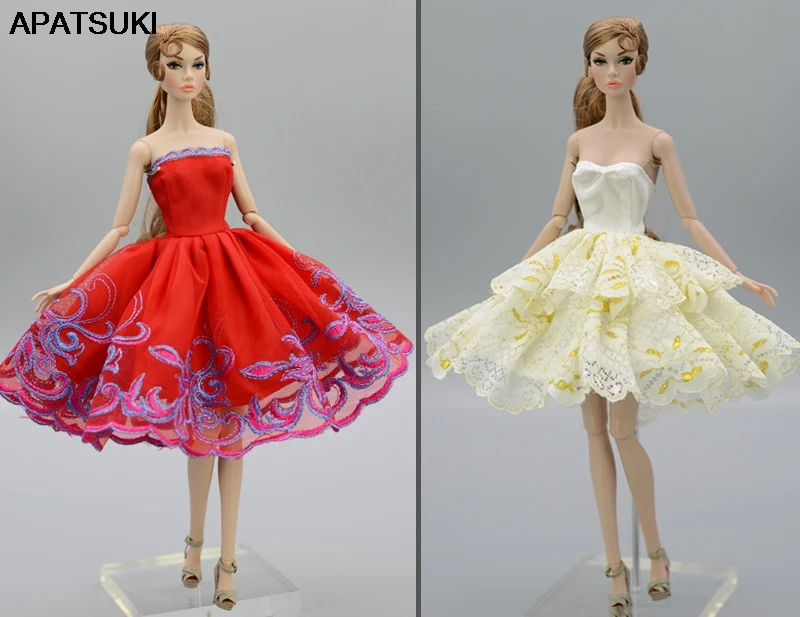 Модное балетное платье пачка для кукол Барби наряды вечерние платья Одежда