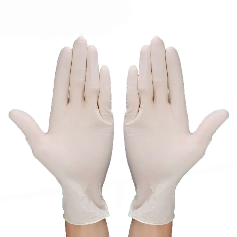 100 шт одноразовые перчатки Прочные нитриловые латексные для пищевой