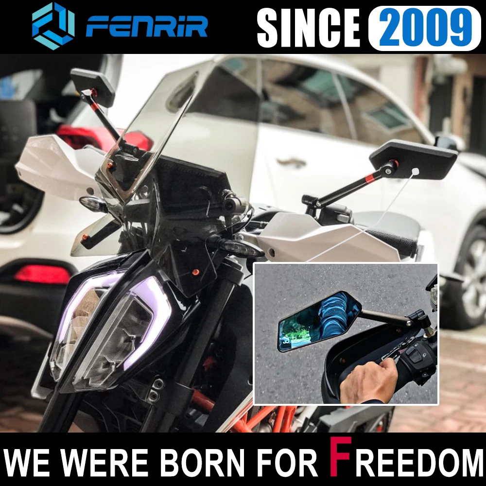Боковое зеркало для мотоцикла Benelli TNT Leoncino Honda Kawasaki Z1000 Z900 Z800 Z750 Z650 Z400 Z250 Z125 Suzuki YAMAHA