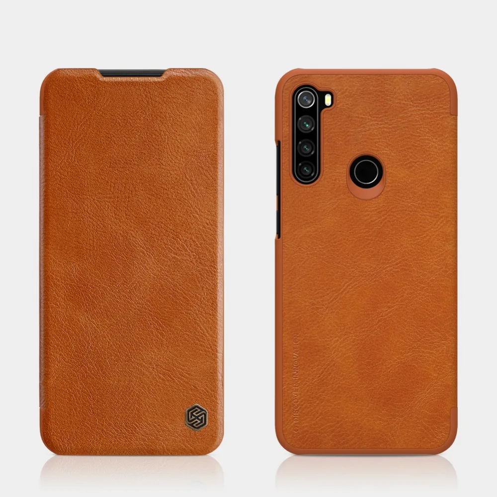 Для Xiaomi Redmi Note 8T 8 7 6 Pro Чехол Nillkin Qin Флип кожаный чехол Роскошный чехол для телефона для Xiaomi Redmi Note 8T 8 7 6 Pro Чехол