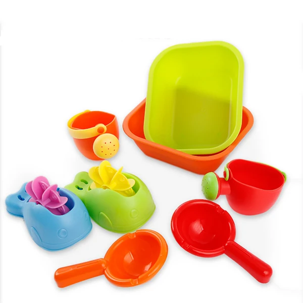 

Set Of 4pieces Children's Water Bath Beach Sand Toy Tool Kit Kid Outdoor Sandpits Play Toy Waterwheel Watering Can