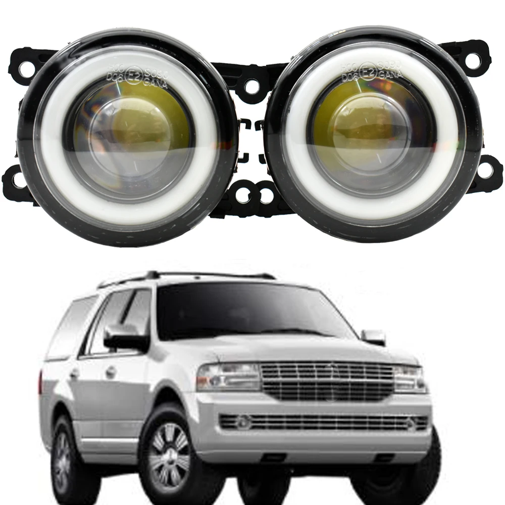 

Для Lincoln навигатор 5.4L V8 2007 - 2014 Автомобильный светодиодный лампы H11 туман светильник + Ангел глаз Противотуманные фары Дневные ходовые огни 12...