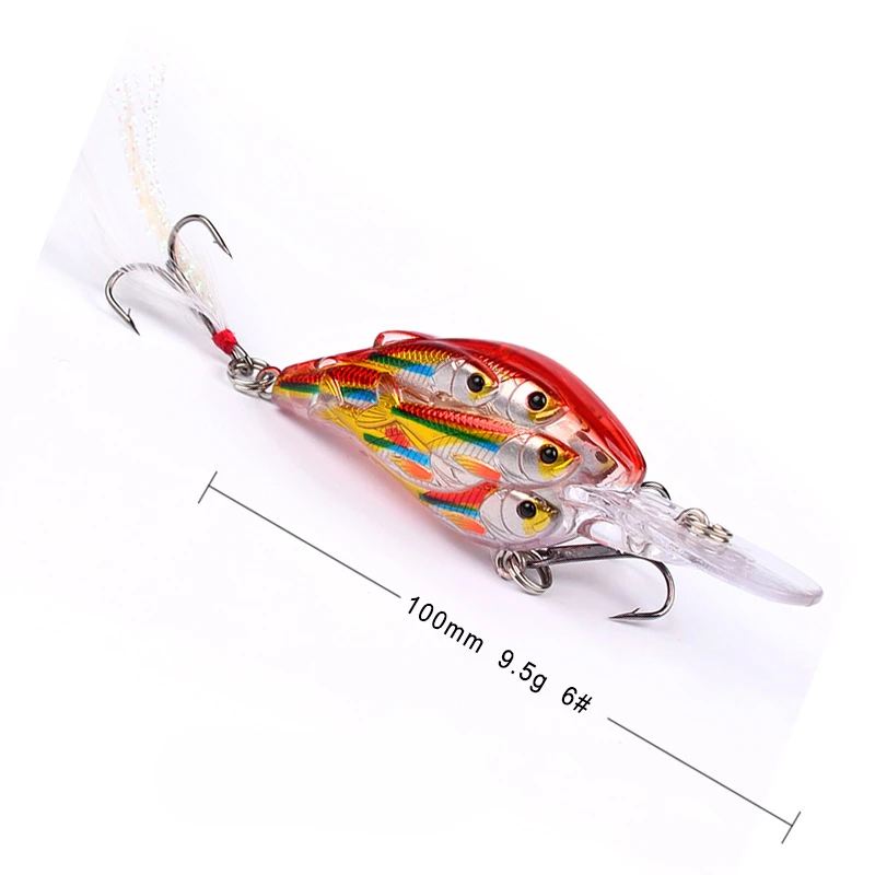 

1 Pcs Hard Bait Minnow Fishing Lures 8cm-9.38g Wobbler Floating Treble Hooks Artificial Swimbait Crankbait Fishing Tackle