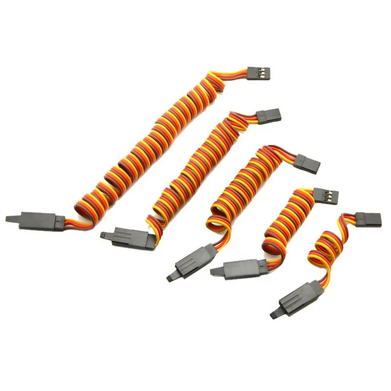 

30/60/90cm micro servo extension wire and cable for RC helicopter components, with anti loose hook lock Futaba Jr stranded wire