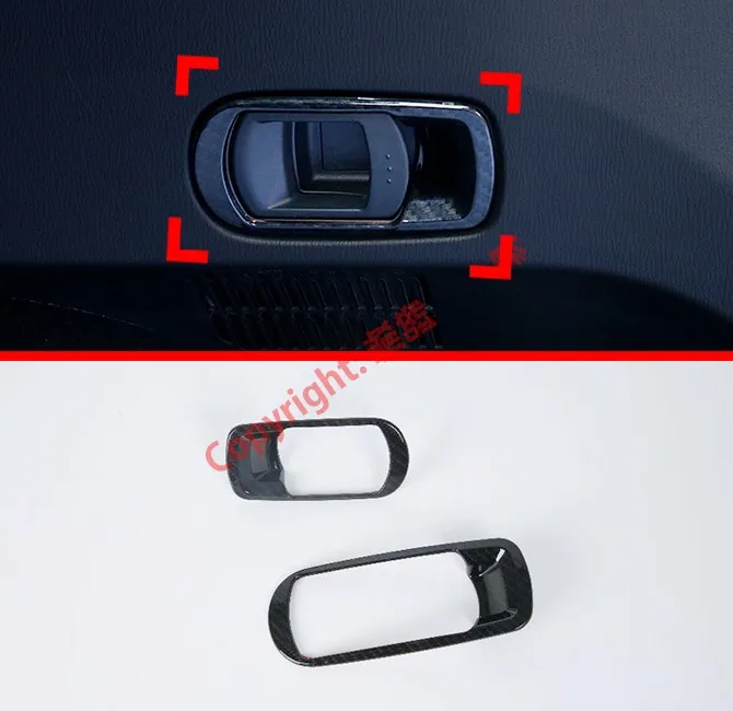 

Carbon Fiber Style Interior Rear Seat Adjustment Switch Knob Button Cover Trim For Mazda CX-5 2017 2018 2019