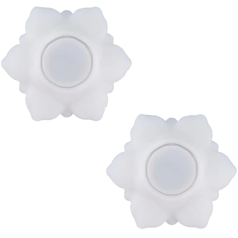 

2Pcs DIY Crystal Epoxy Mold Good-Looking Transparent Flower Storage Box Handmade Homemade Silicone Mold for Resin