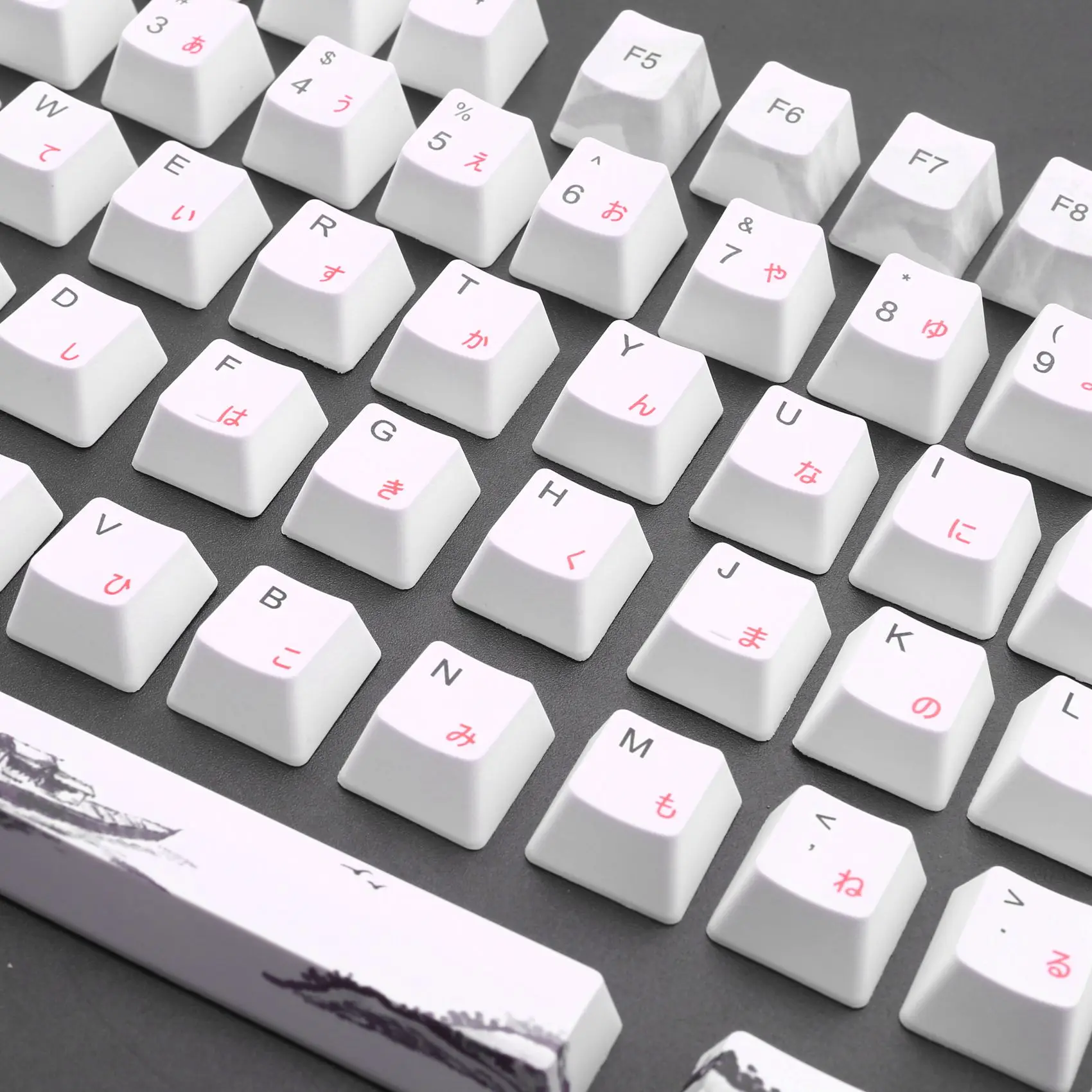 Колпачок для клавиш 110 PBT колпачок с сублимационной печатью цветение сливы