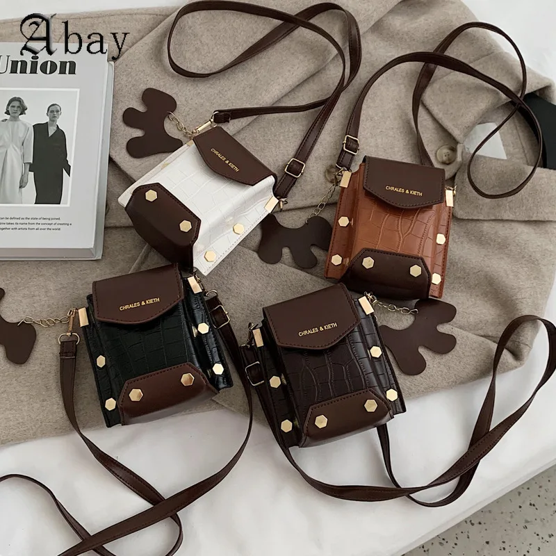 

Vintage Handbags for Women 2021new Designer Luxury Mini Bags for Women Crossbody Bags Alligator Cover Mobile Phone Bag
