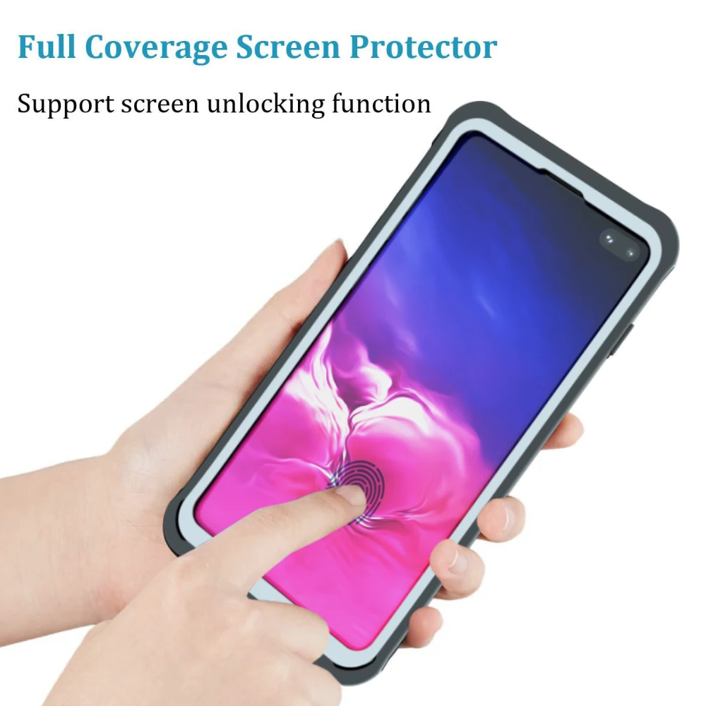 L FADNUT полный корпус защитный чехол для телефона Samsung Galaxy S10 плюс покрытие Защита