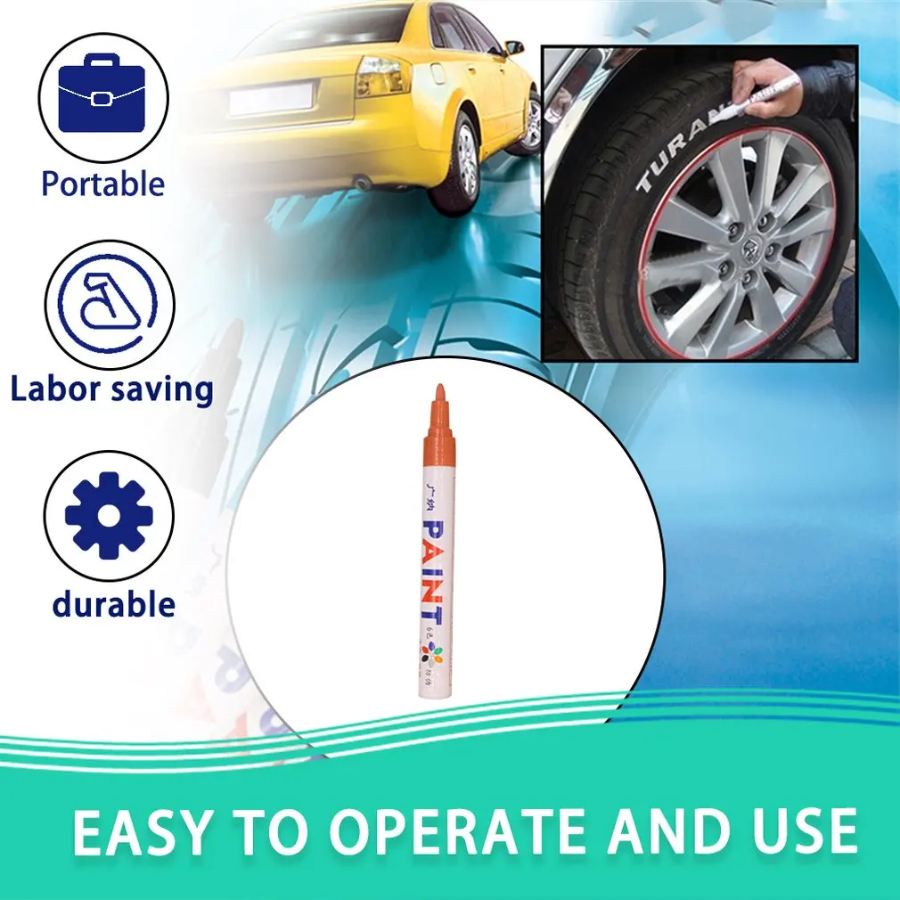 hot Arrival Popular Car Motorcycle Tyre Tire Tread Marker Paint Pen HOT |