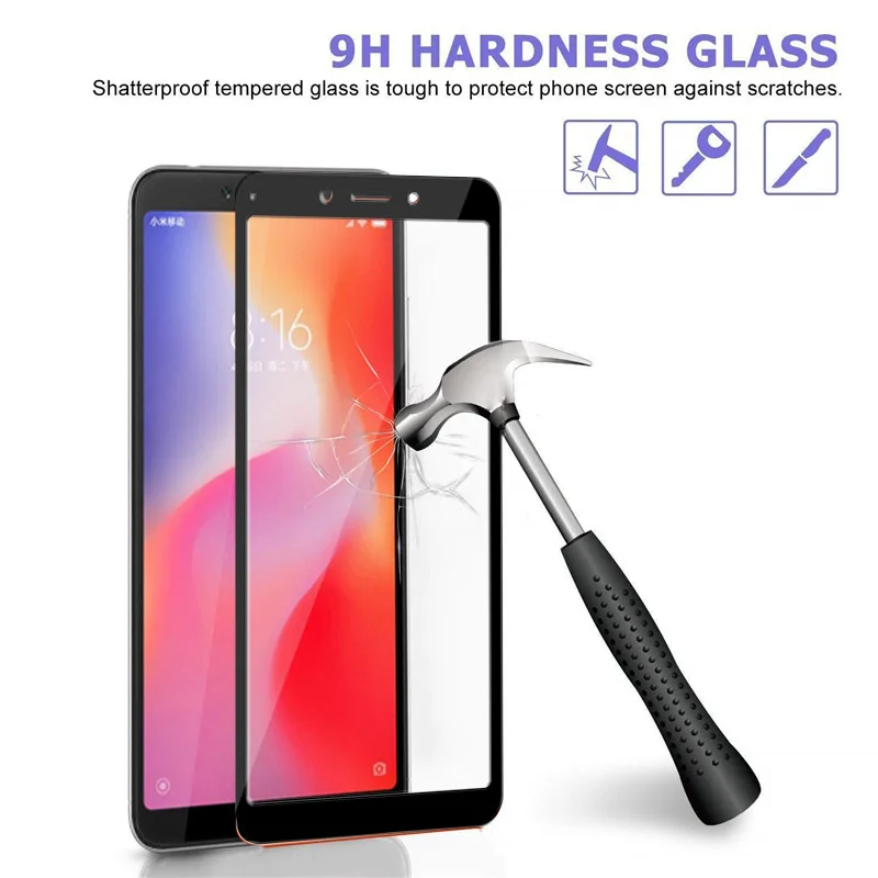 Стекло на Xio mi Red 6 для Xiao 6A Защитная пленка экрана Redme A6 закаленная Броня Ksio A