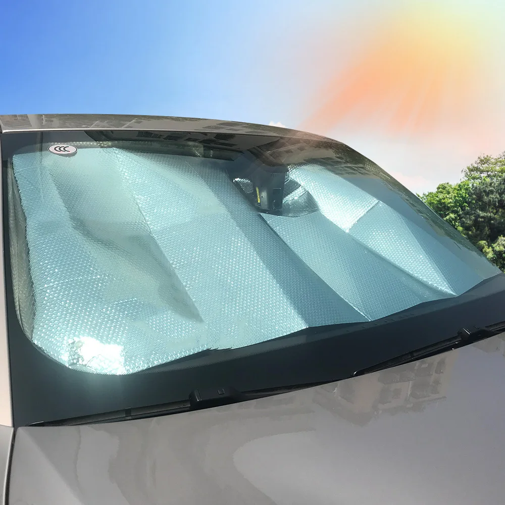

Front Window Car Sun Shade Cover Universal For SUV Sedan Hatchback Anti-UV Car Window Shade Folding Window Film Sun Block Cover