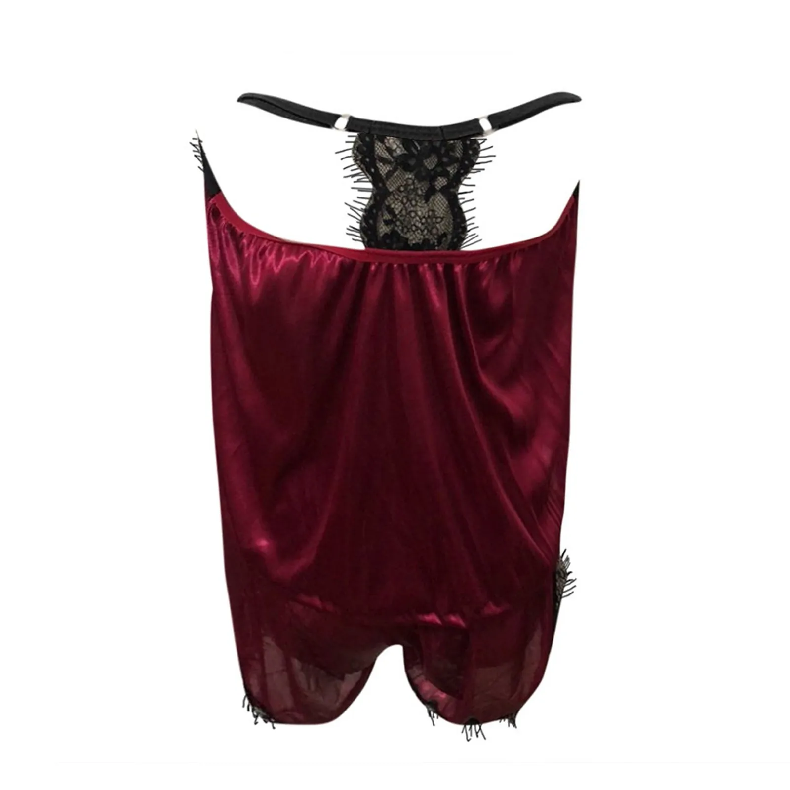 

Women Sleepwear Sexy Lingerie Lace Sleepwear Casual Loose Satin Camisole Shorts Babydoll Underwear Summer Sleep Pajama Sets 2021