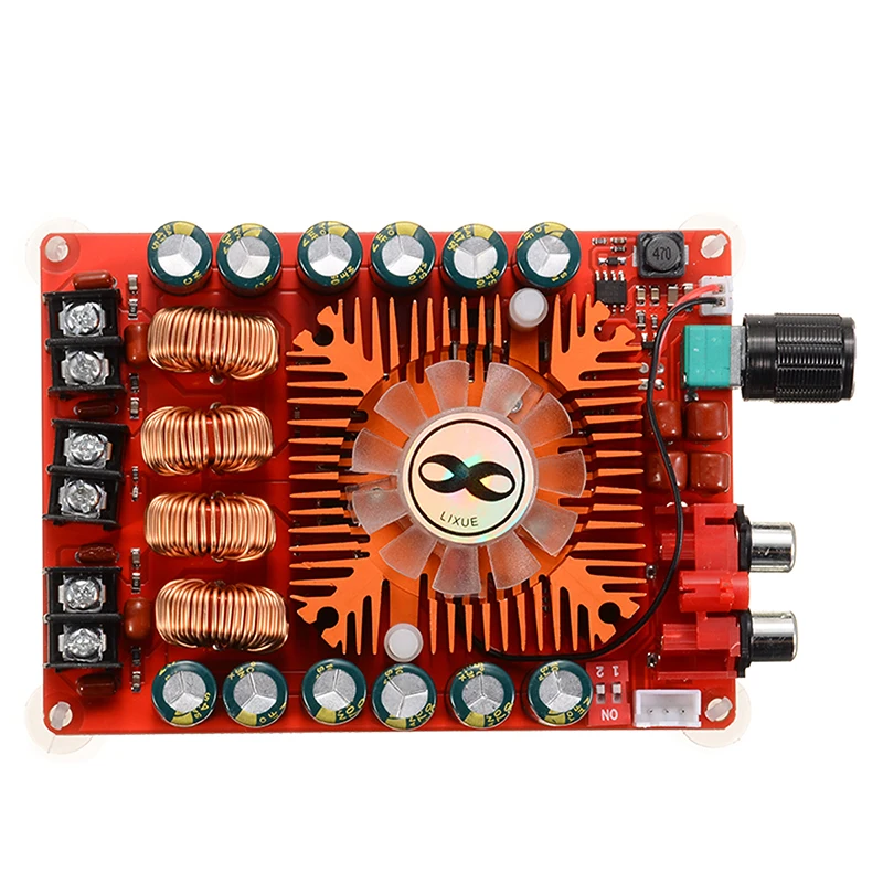 BTL220W аудио усилители доска TDA7498E 160W+ 160W 2 канальный цифровой аудио аккустическая система для Мощность модуль усилителя DC 15 е-байка 36В