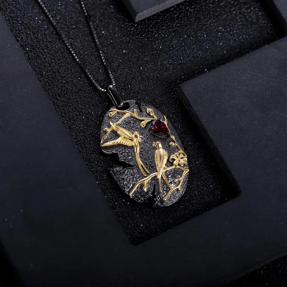 Женское колье с кулоном gemb's BALLET ювелирное изделие ручной работы из