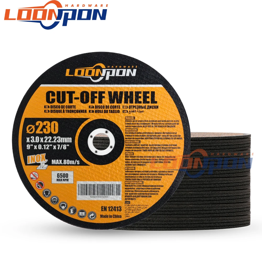 230mm/9inch Resin Cut Off Wheels Metal Cutting Disc Wheel Dremel Grinder Rotary Tool 1/3/5pcs