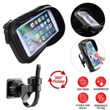 Waterproof Bicycle Phone Holder Bag Case Touch Screen MTB Bike Motorcycle Holder Stand Pouch For 5.8-6.0 inch Smartphone Bags