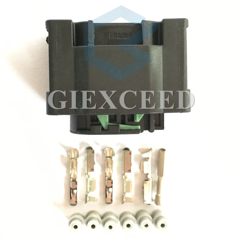 2 комплекта 6 Pin 1-967616-1 7M0 973 119 Tyco педаль акселератора разъем для BENZ BMW дроссельной