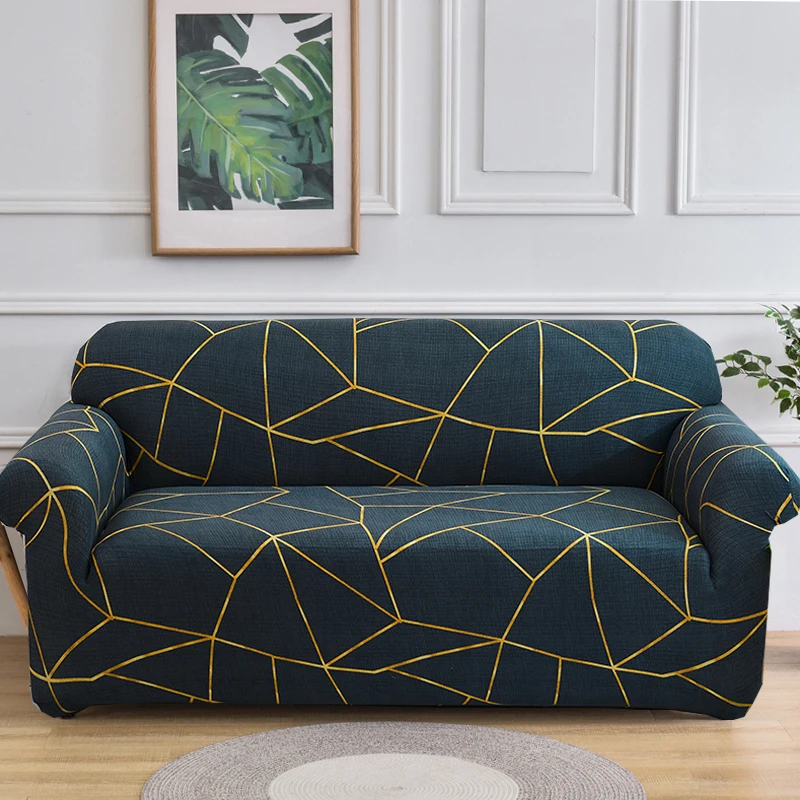 

Elastic Sofa Cover Slipcover Stretch Corner Couch Cover for Living Room L Shape Sofa Armchair Protector 1/2/3/4 Seater