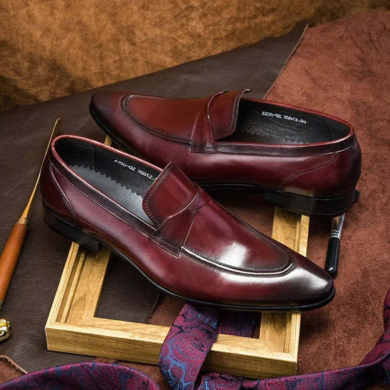 2021 осенние брендовые итальянские официальные туфли модные мужские классические