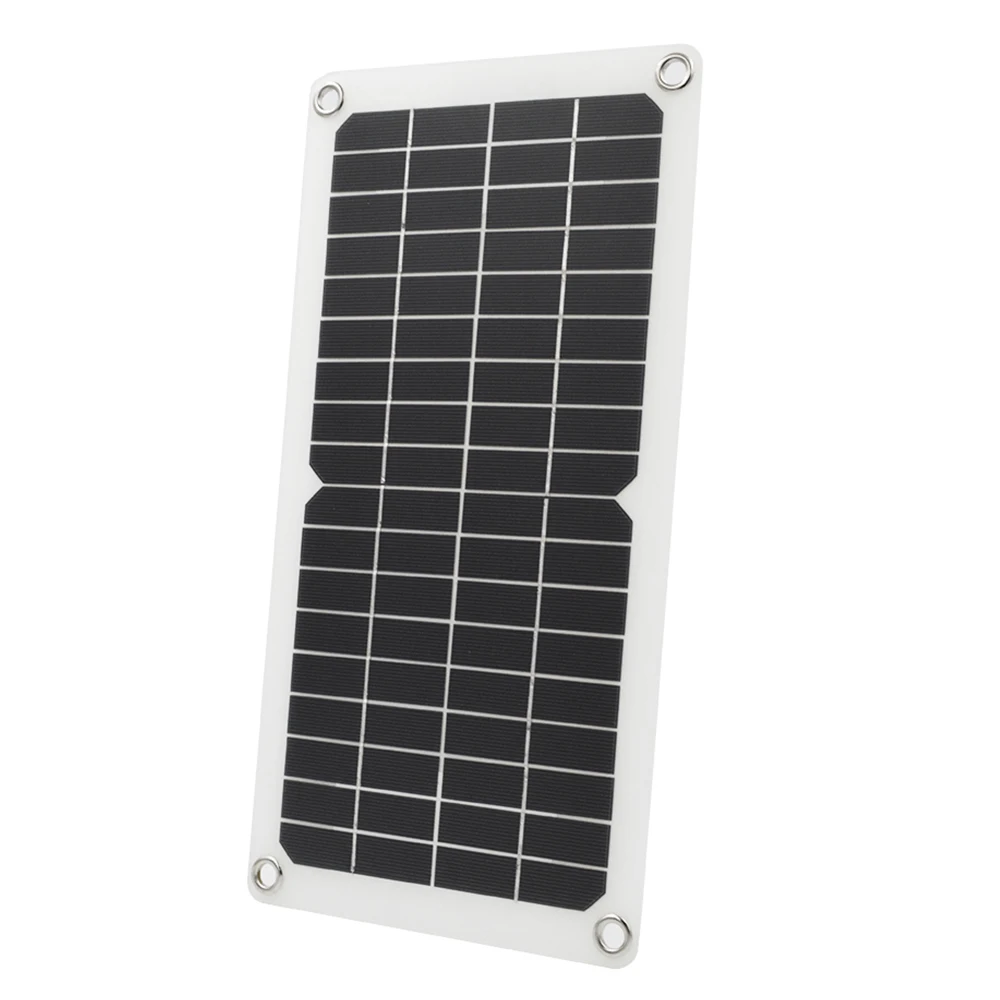 Гибкая панель солнечной батареи 10 Вт 18 в с клипсой постоянного тока