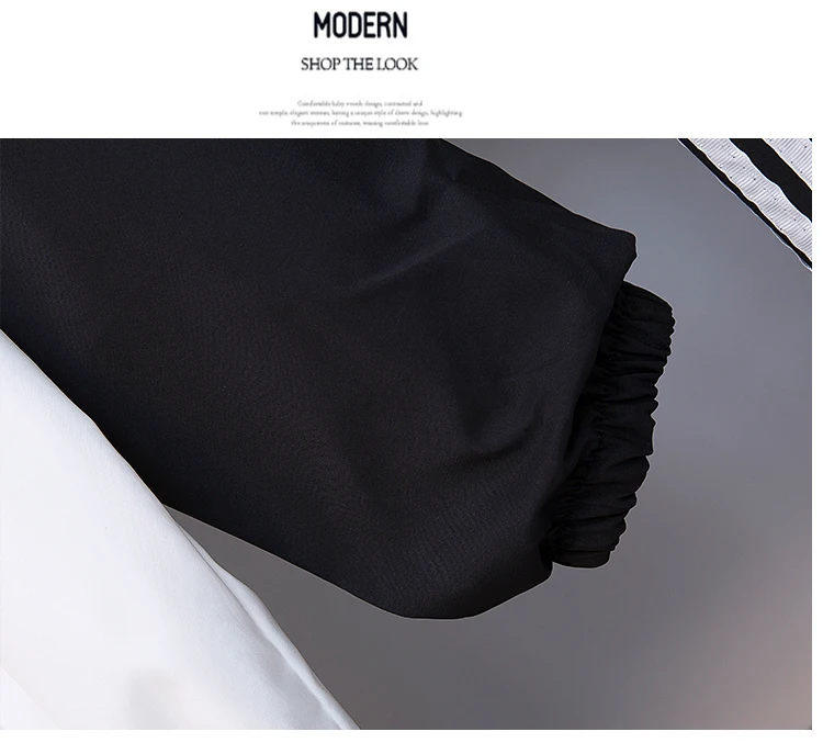 Женский спортивный костюм куртка со стоячим воротником и штаны свободный