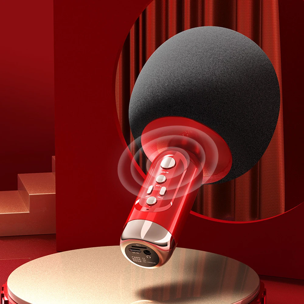 

K2 Microphone Wireless Professional Bluetooth Karaoke Microphone Singing Live Broadcast Integrated Audio Microphone