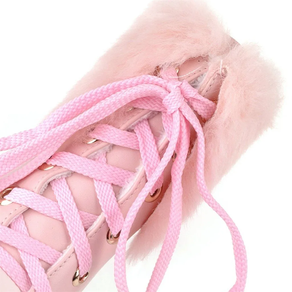 SAGACE очаровательные сексуальные сапоги на платформе высоком каблуке зимние