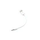 3,5 мм разъем AUX к USB 2,0 зарядное устройство Синхронизация данных аудио кабель-адаптер для Apple iPod 3-го 4-го 5-го 6-го поколения MP3 MP4 шнур плеера