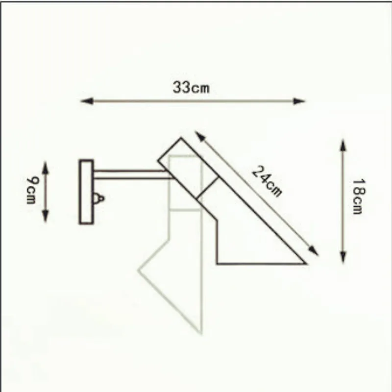 

Designer AJ Wall Lamp Simple Personality Industrial Style LED Bedside Lamp Modern Wall Lamp Living Room Decorative Lamp