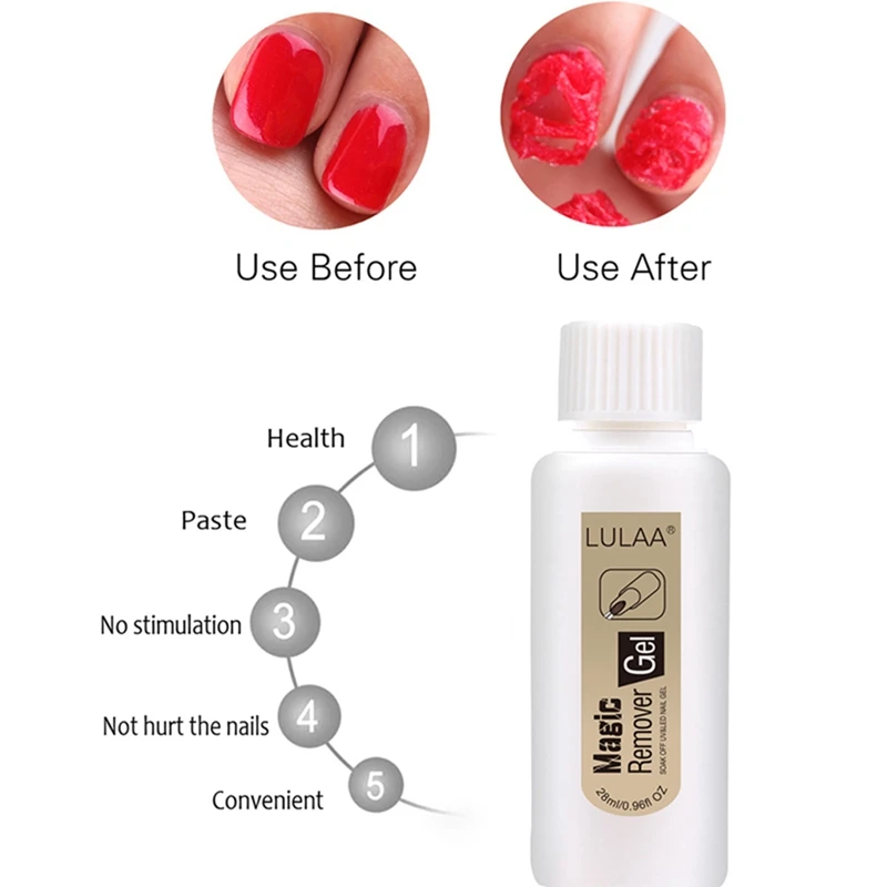 28 мл УФ-гель для ногтей Magic Burst Remover очищающее средство для ногтей жидкость для снятия лака с ацетоном клей Замачивание от удаления акриловых праймеров ногтей Чистка