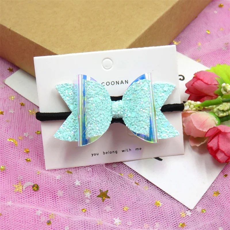 1 шт. детская эластичная лента для волос с блестками| |