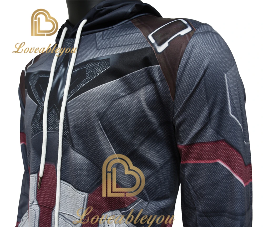 2019 Мужская толстовка Капитан Америка Толстовка Куртка уличная топы фильм