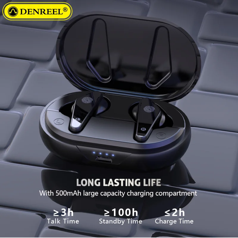 Наушники-вкладыши Bluetooth TWS настоящие беспроводные наушники 5 0 автоматический