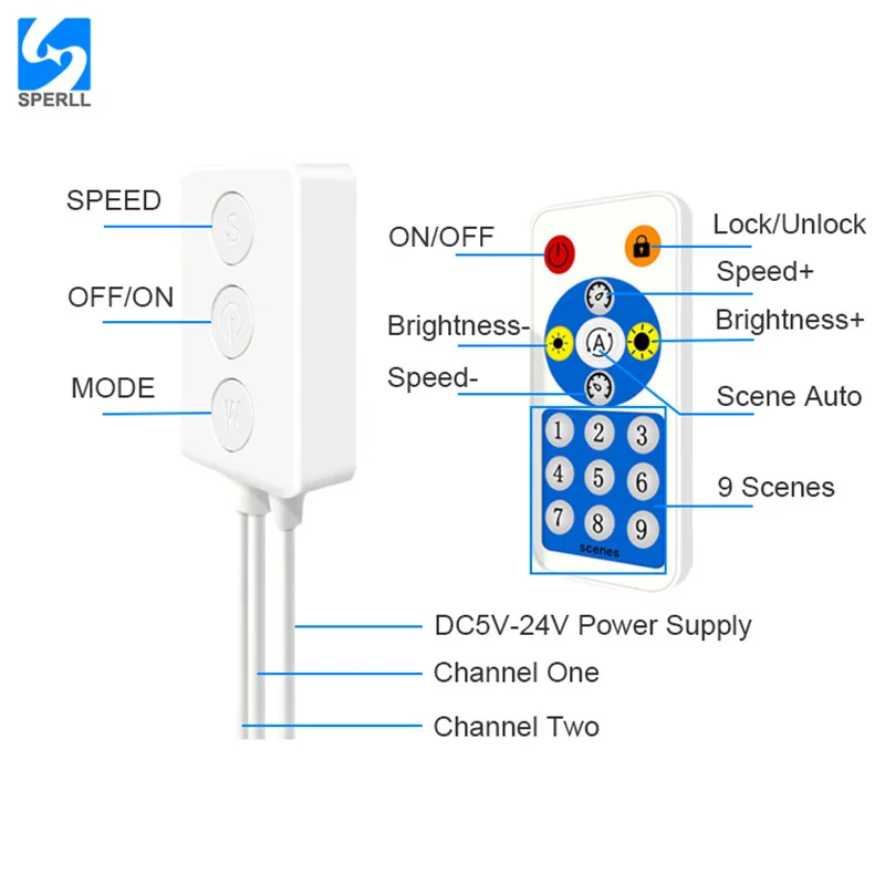 Bluetooth управление светодиодсветодиодный лентой SP601E со встроенным