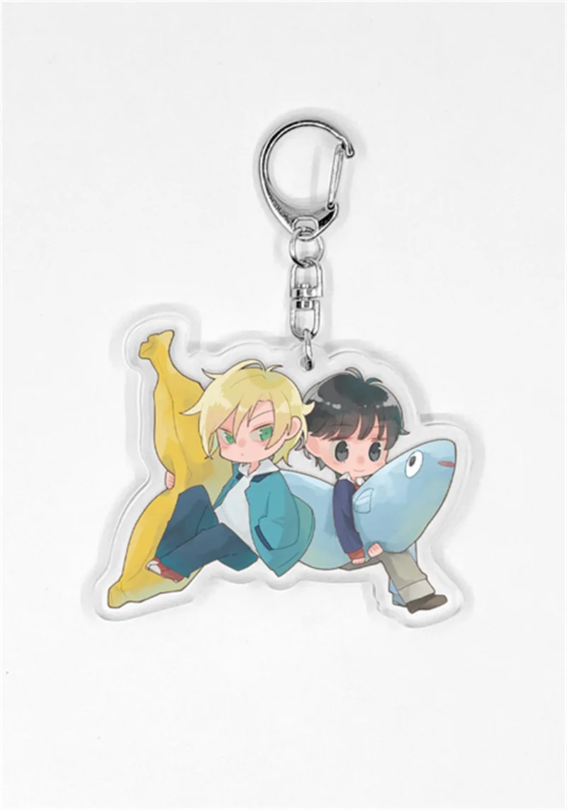 Двусторонний акриловый брелок для косплея Окумура Eiji из японского аниме банан