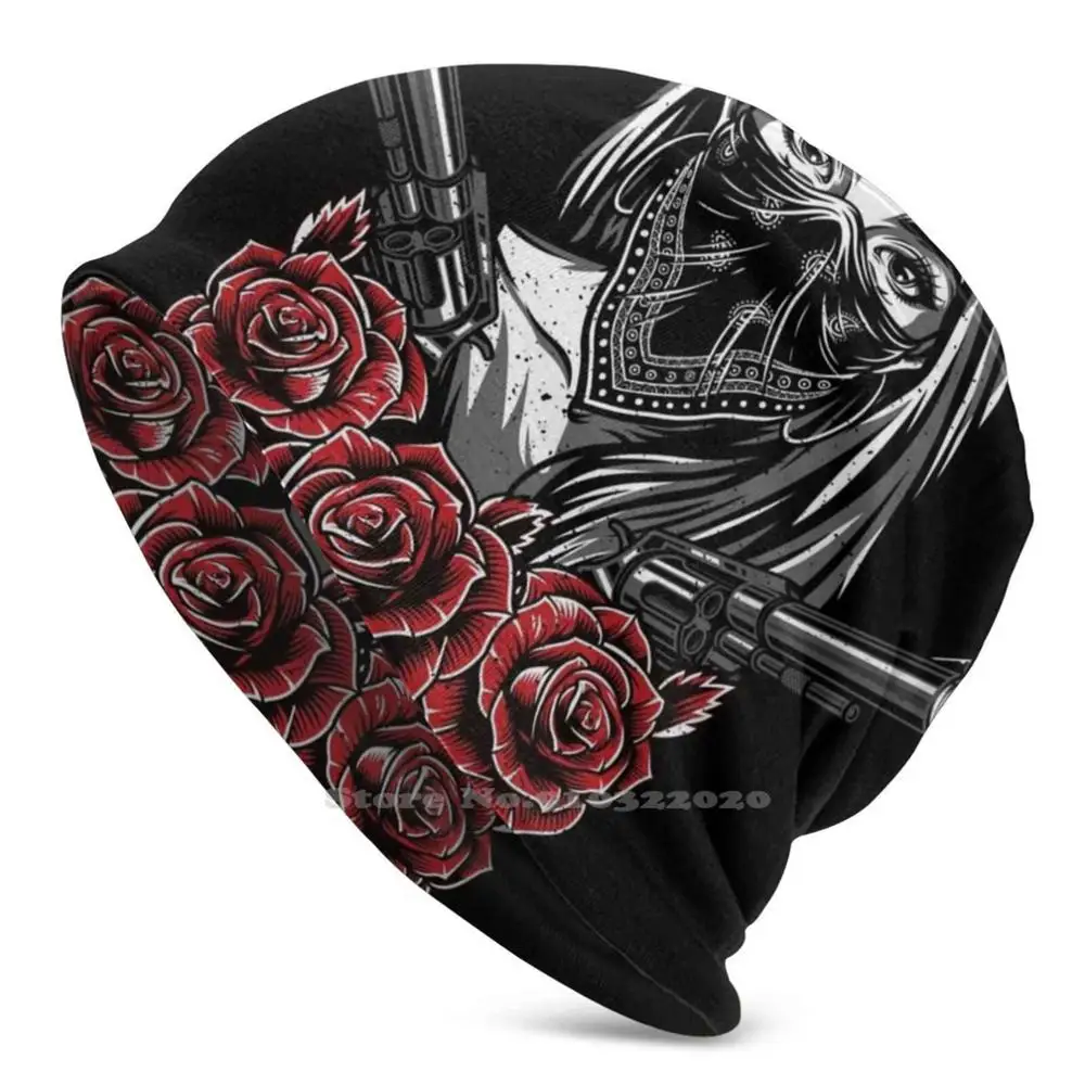 

Girl With Rs Fishing Camping Hunting Outdoor Cap Unisex Goth Gothic Womens Girls Black Floral Dark Skull Vintage Tattoo Roses