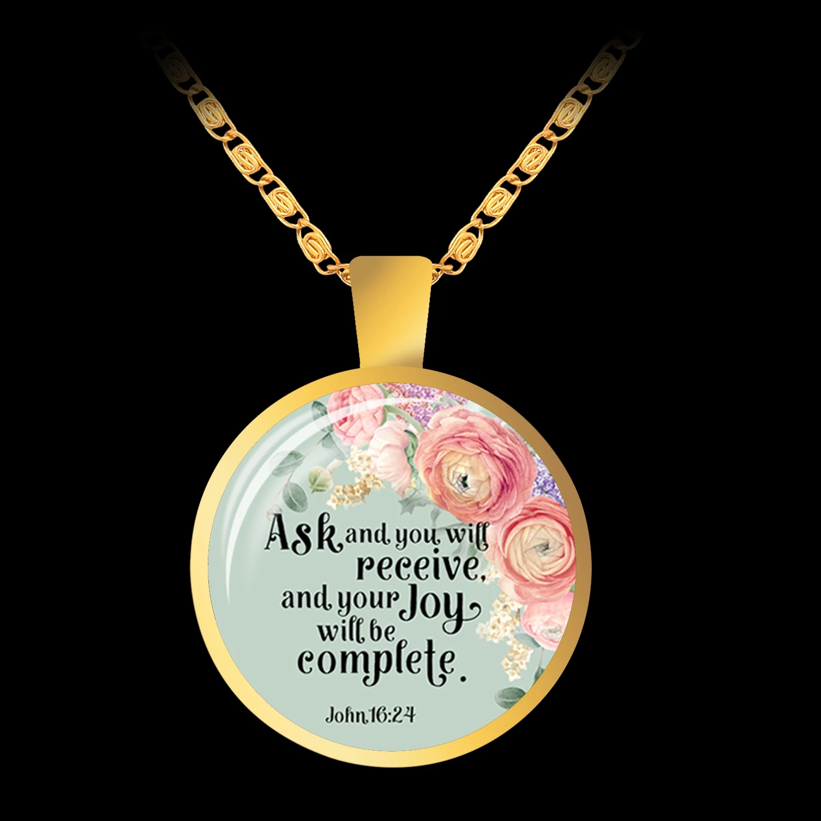 Вдохновляющее ожерелье в стиле Библии подвеска цепочка Христианский подарок