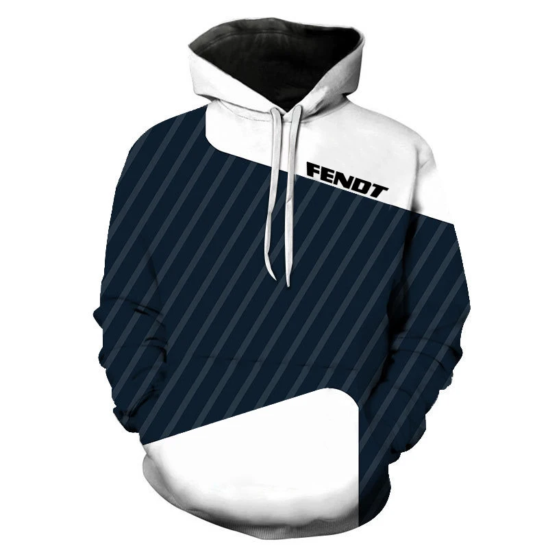 

Новинка 2021, Мужская весенне-осенняя толстовка с 3D принтом и логотипом Fendt, Повседневная модная Толстовка в стиле Харадзюку
