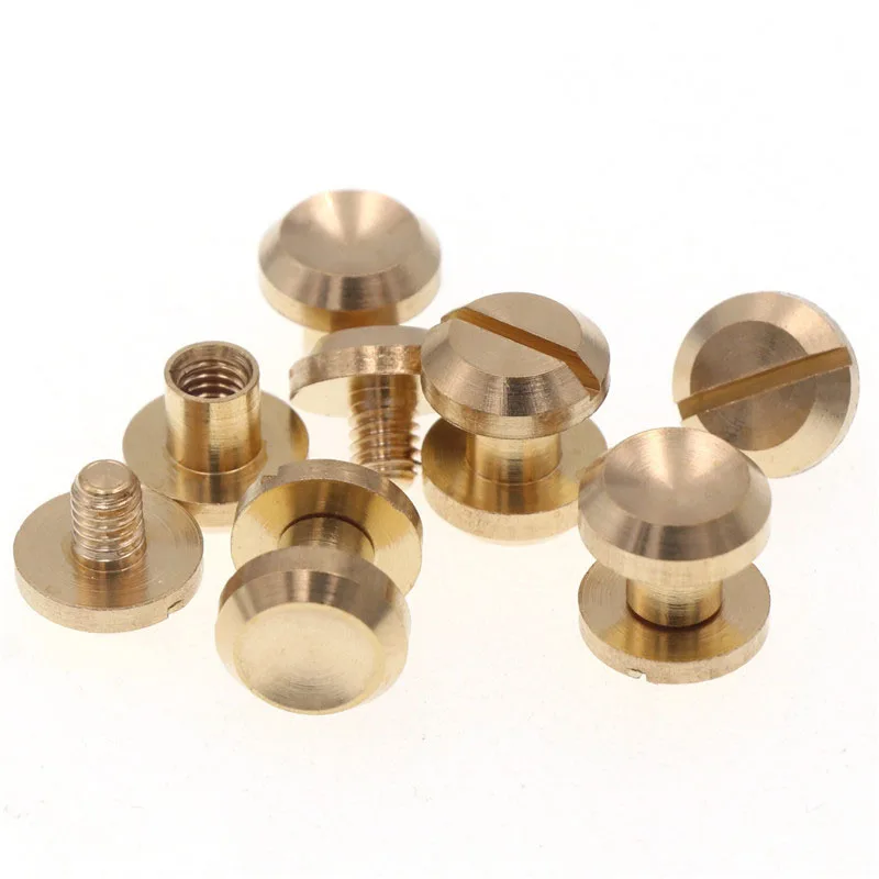 1 шт. вогнутой Стиль комплект винтов из латуни заклепки кошелек поясная сумка