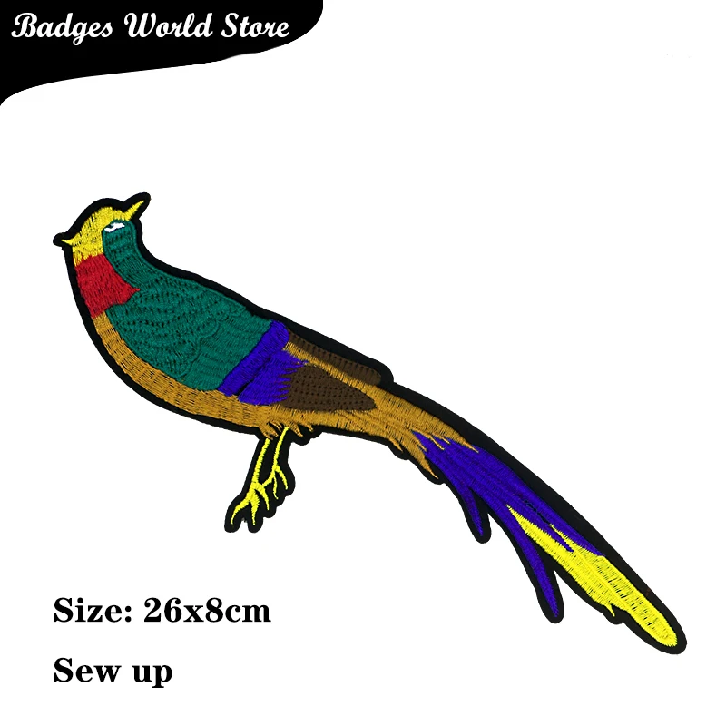 Нашивки с аппликацией для вышивки животных птиц леопардов рыб | Дом и сад