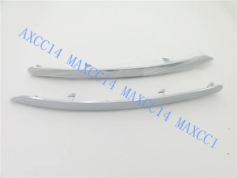 Хромированная полоса на передний бампер для противотуманных фар KIA Sportage 2014