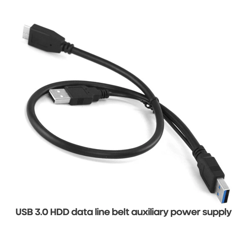 USB 0 6 Micro-B кабель для мобильного жесткого диска с двойной головкой питания